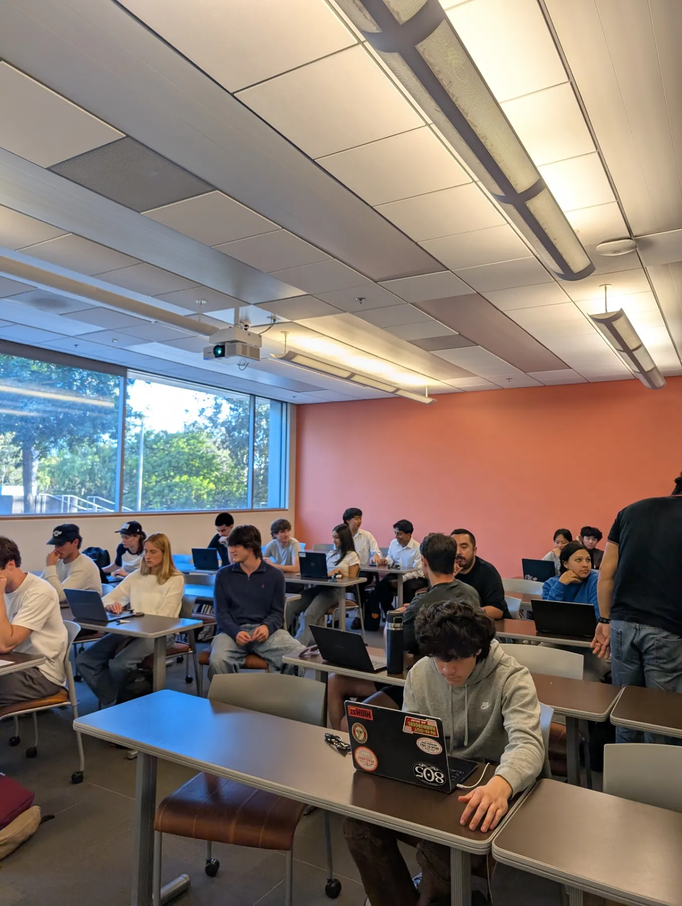 A crowded Cal Poly Personal Finance workshop in progress